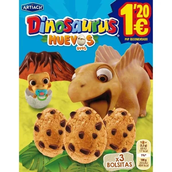 Galleta Dino Huevo 105G - 0.11 kg - Imagen del producto en Findit