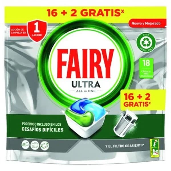 Lavavajillas máquina pastillas platino 16+2 lav - 1.15 kg - Imagen del producto en Findit