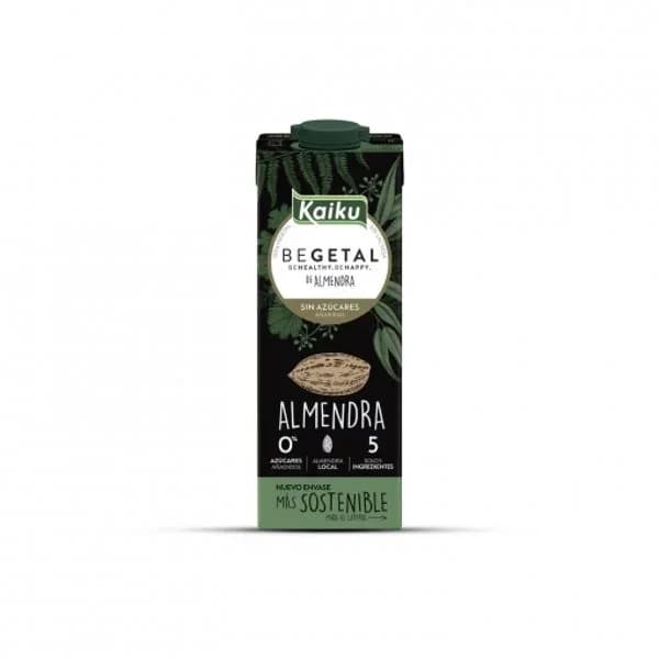 Bebida de almendras sin azúcar añadido KAIKU, brik 1 litro - 1 l - Imagen del producto en Findit