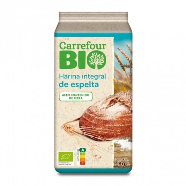 Harina integral de espelta ecológica Carrefour Bio 1 kg. - 1 kg - Imagen del producto en Findit