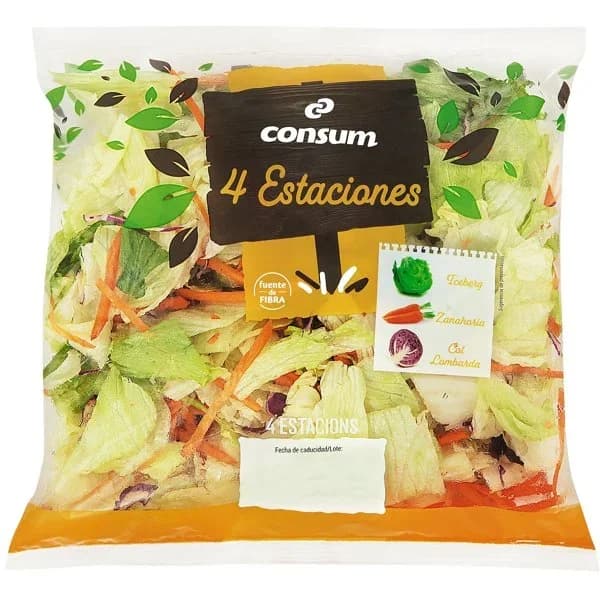 Ensalada 4 Estaciones Bolsa - 0.25 kg - Imagen del producto en Findit