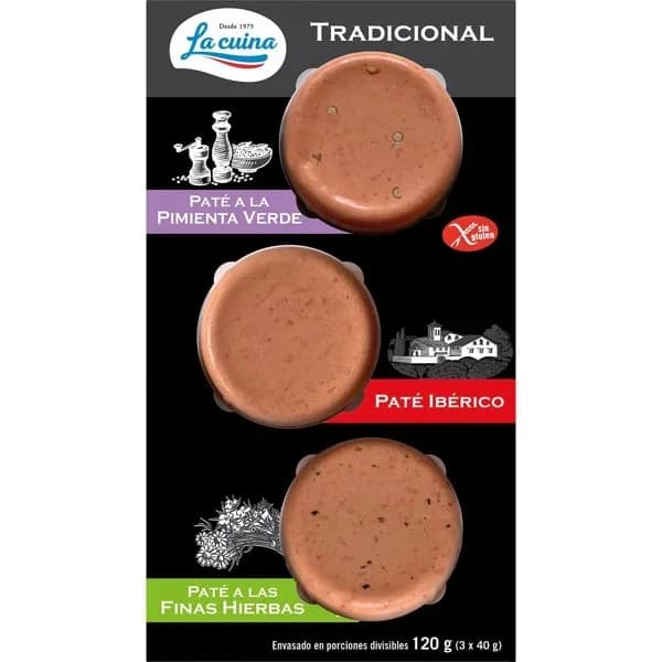 Tabla Pate Tradicional P-3 - 0.12 kg - Imagen del producto en Findit