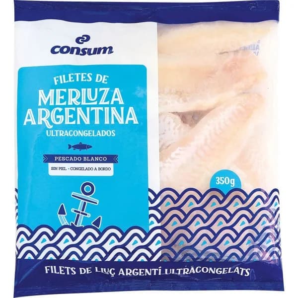 Filete Merluza Argentina 350G  S/Piel - 1 ud - Imagen del producto en Findit