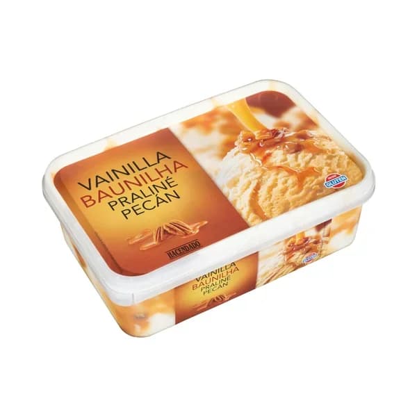 Helado vainilla praliné con nueces pecán Hacendado - 0.95 l - Imagen del producto en Findit