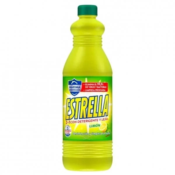 Lejía con detergente 2 en 1 Estrella limón - 1.43 l - Imagen del producto en Findit