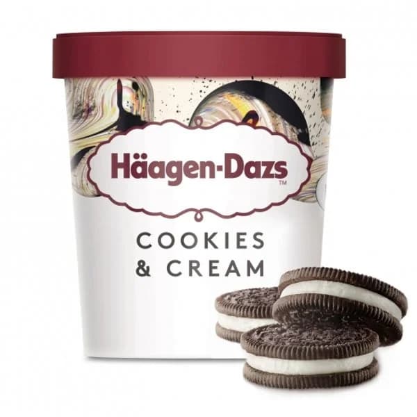 Helado de cookies cream tarrina 460 ml - 0.4 ud - Imagen del producto en Findit