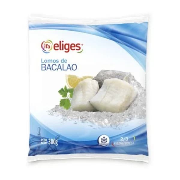 Lomos de bacalao congelados 300 g - 1 ud - Imagen del producto en Findit