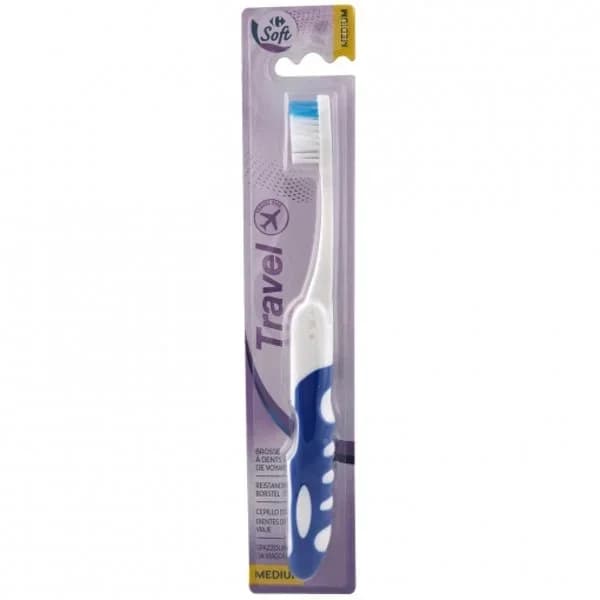 Cepillo de dientes viaje Carrefour Soft 1 ud. - 1 ud - Imagen del producto en Findit