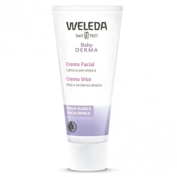 Crema facial calma la piel atópica malva blanca ecológico baby derma Weleda 50 ml. - 0.05 l - Imagen del producto en Findit