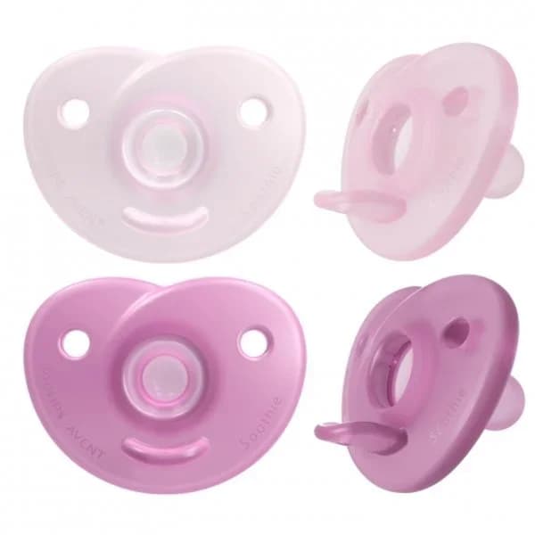 Chupetes Soothies de silicona 0-6 meses niña Philips Avent 2 ud. - 1 ud - Imagen del producto en Findit