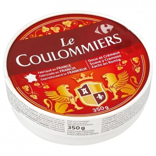 Queso Le Coulomiers Carrefour 350 g - 0.35 kg - Imagen del producto en Findit