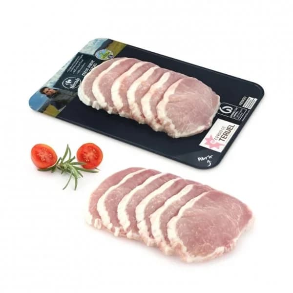 Lomo de cerdo Duroc en filetes Círculo de Calidad Carrefour 450 g aprox - 0.45 kg - Imagen del producto en Findit