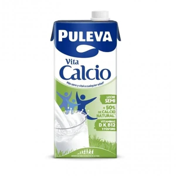 Leche semidesnatada Vita Calcio Puleva brik 1 l. - 1 l - Imagen del producto en Findit