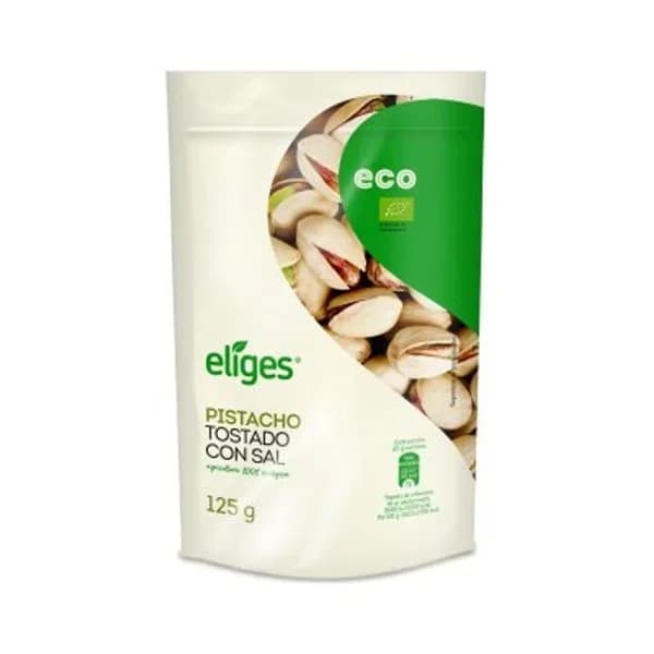 Pistacho tostado con sal eco 125 g - 0.12 kg - Imagen del producto en Findit