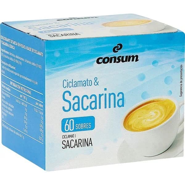 Edulcorante 60 sobres - 52.5 ud - Imagen del producto en Findit