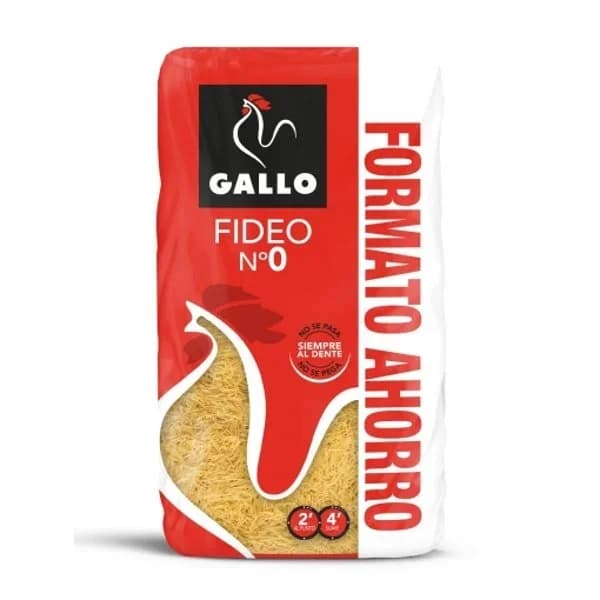 Pasta fideo nº0 Gallo 675 g. - 0.67 kg - Imagen del producto en Findit
