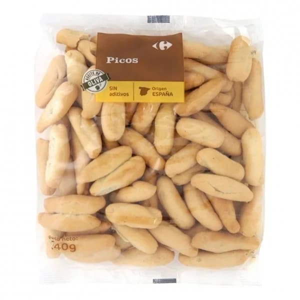 Picos artesanos con aceite de oliva Carrefour 240 g - 0.24 kg - Imagen del producto en Findit