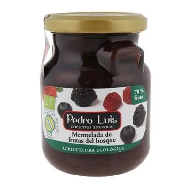 Mermelada de frutas del bosque ecológica Pedro Luís 300 g. - 0.3 kg - Imagen del producto en Findit