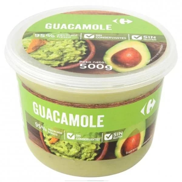 Guacamole Carrefour 500 g - 0.5 kg - Imagen del producto en Findit