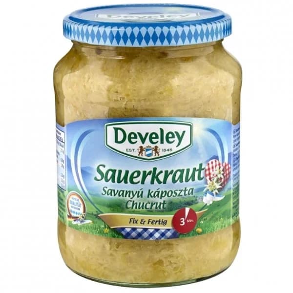 Choucroute listo para tomar Develey 650 g. - 0.65 kg - Imagen del producto en Findit