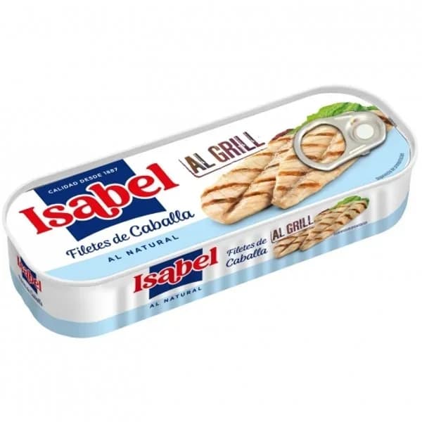 Filetes de caballa al grill y al natural Isabel 85 g. - 0.09 kg - Imagen del producto en Findit