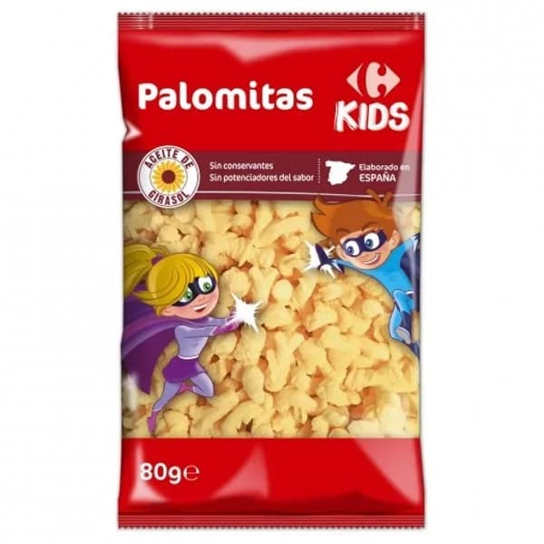 Palomitas sabor mantequilla Carrefour Kids sin gluten 80 g. - 0.08 kg - Imagen del producto en Findit