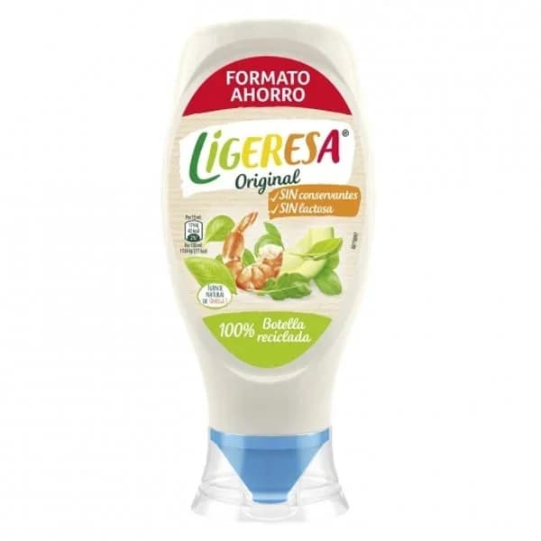 Salsa Ligeresa sin lactosa 580 ml. - 0.58 l - Imagen del producto en Findit