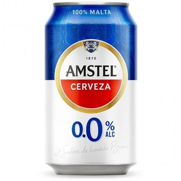Cerveza Rubia 0,0 Lata 330ML - 0.33 l - Imagen del producto en Findit
