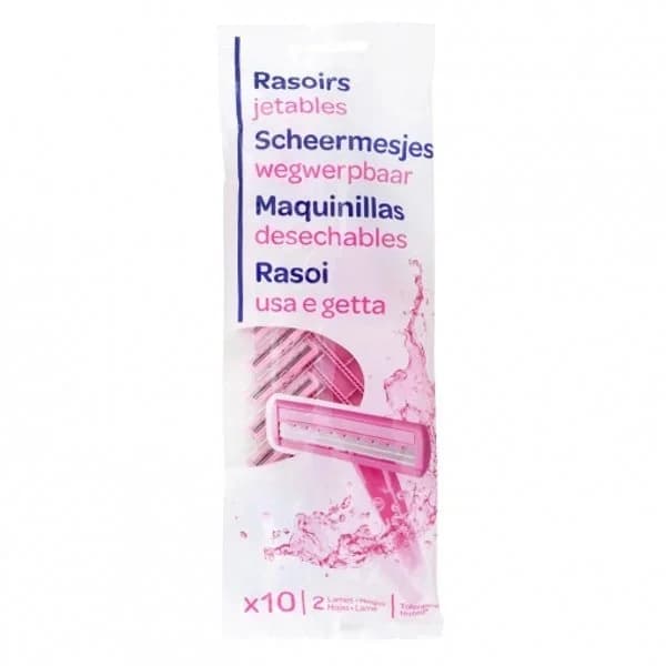 Maquinillas desechables para mujer 2 hojas 10 ud. - 9.89 ud - Imagen del producto en Findit