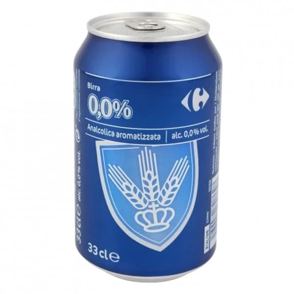 Cerveza 0,0% alcohol Carrefour lata 33 cl. - 0.33 l - Imagen del producto en Findit