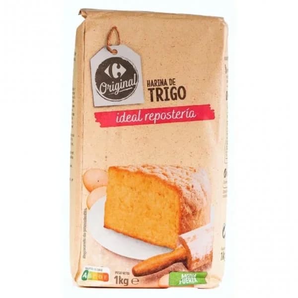Harina de trigo especial repostería Original Carrefour 1 kg. - 1 kg - Imagen del producto en Findit