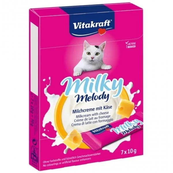 Snack crema de leche con queso para gatos pequeños Vitakraft 70 g - 0.07 kg - Imagen del producto en Findit
