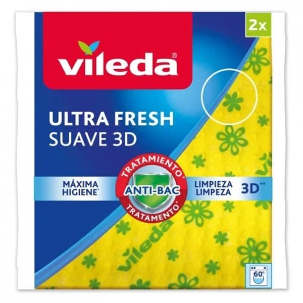 Set 2 Bayetas Suave VILEDA Ultra Fresh - 1 ud - Imagen del producto en Findit