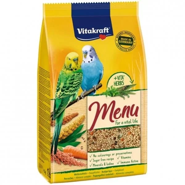 Menú premium para periquitos Vitakraft 1 kg - 0.06 kg - Imagen del producto en Findit