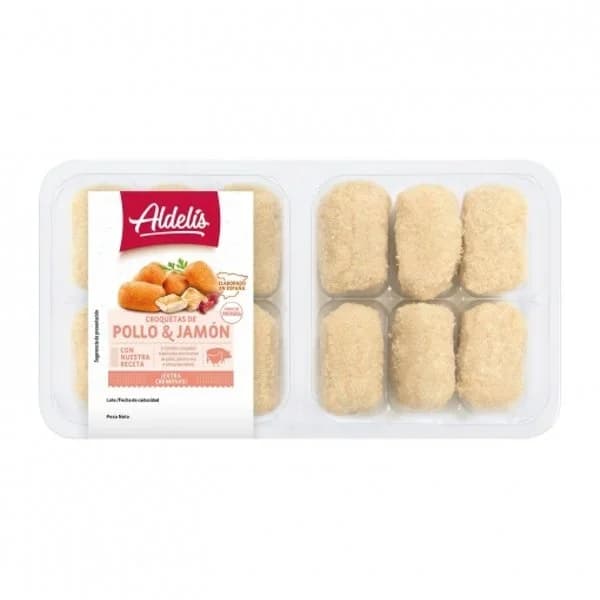 Croquetas de Pollo y Jamón Aldelís 380 g - 0.38 kg - Imagen del producto en Findit