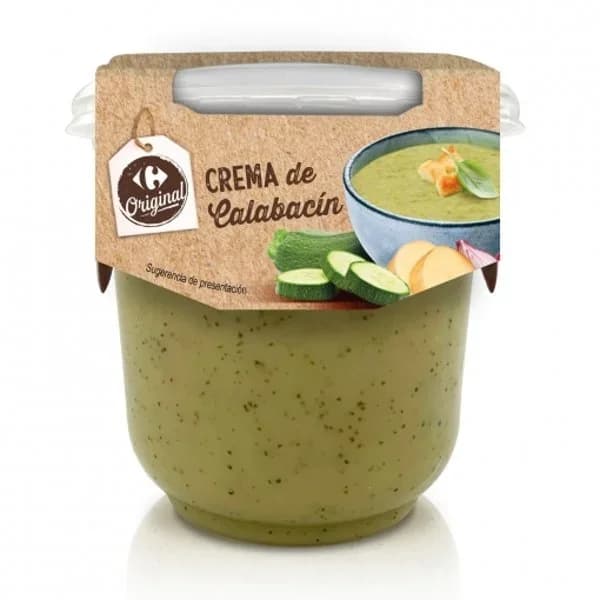 Crema de calabacín Carrefour Original 350 ml. - 0.35 l - Imagen del producto en Findit