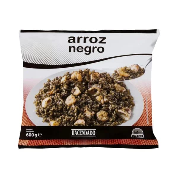 Arroz negro Hacendado ultracongelado - 0.6 kg - Imagen del producto en Findit