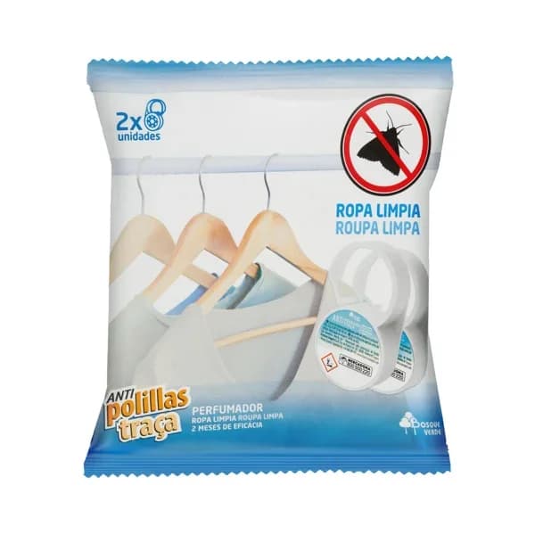 Colgador antipolillas Ropa Limpia Bosque Verde - 2 ud - Imagen del producto en Findit