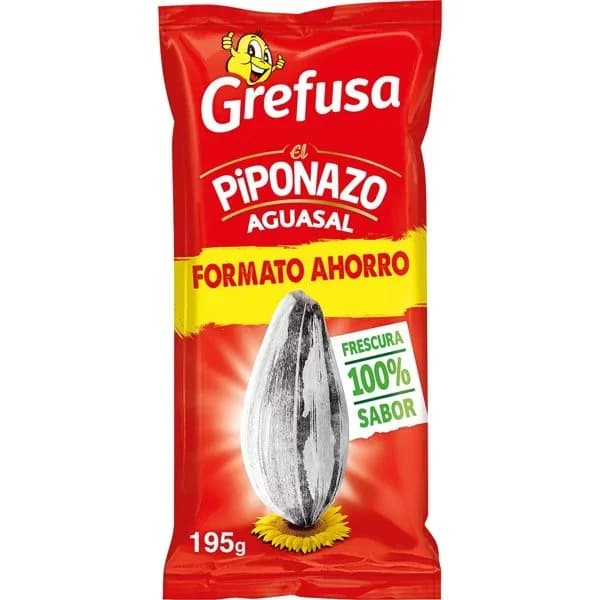 Pipas aguasal Piponazo Grefusa 195 g. - 0.2 kg - Imagen del producto en Findit