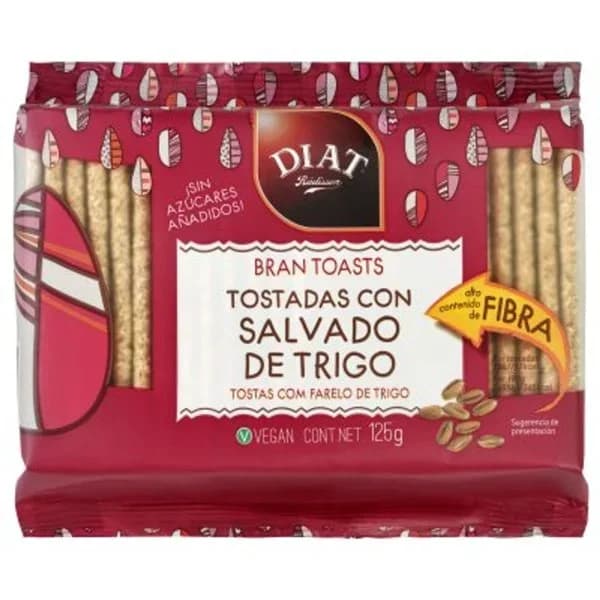 Tostadas con salvado 125g - 1 ud - Imagen del producto en Findit