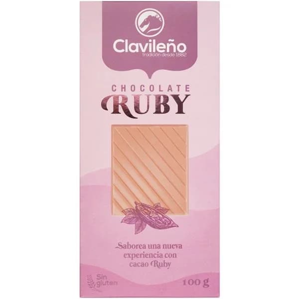 Chocolate Blanco Ruby Tableta 100G - 0.11 kg - Imagen del producto en Findit