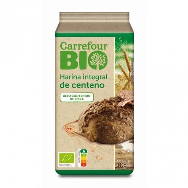 Harina integral de centeno ecológica Carrefour Bio 1 kg. - 1 kg - Imagen del producto en Findit