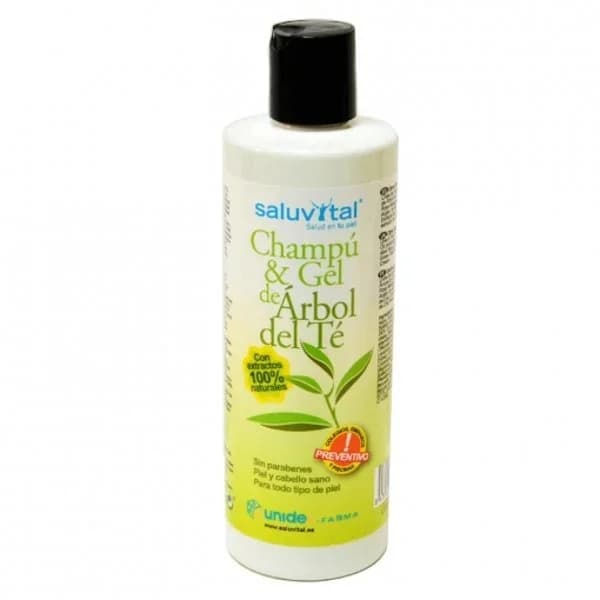 Champú y gel árbol de té Saluvital 300 ml. - 0.3 l - Imagen del producto en Findit