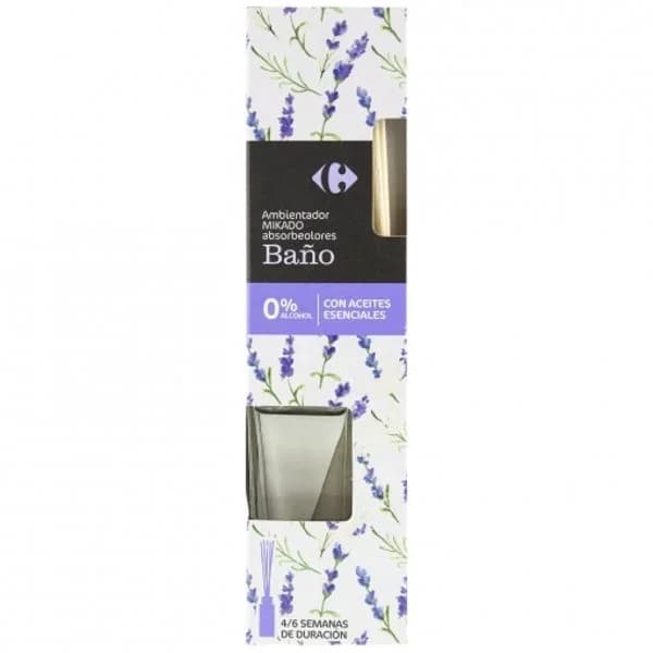 Ambientador de varillas absorbeolores baño Carrefour 45 ml. - 0.05 l - Imagen del producto en Findit