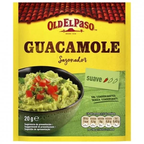 Sazonador Guacamole - 0.02 kg - Imagen del producto en Findit