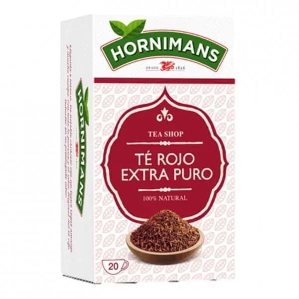 Té rojo extra puro en bolsitas Hornimans 20 ud. - 0.04 kg - Imagen del producto en Findit
