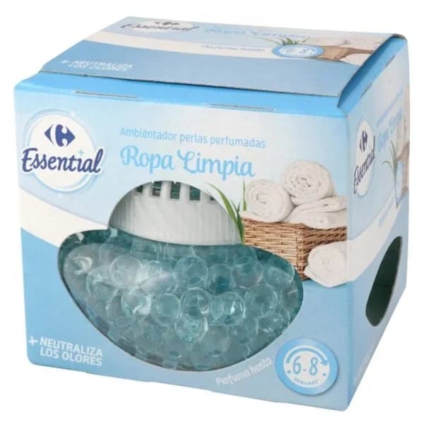 Ambientador perlas perlas perfumadas ropa limpia Essential Carrefour 1 ud. - 0.11 kg - Imagen del producto en Findit