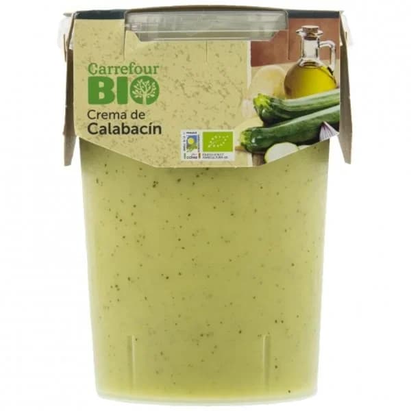 Crema de calabacín Carrefour Bio 500 ml - 0.49 l - Imagen del producto en Findit