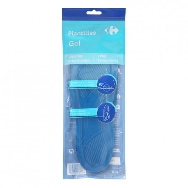 Plantillas de gel confortables talla M 37-42 Carrefour Expert 1 par. - 1 ud - Imagen del producto en Findit