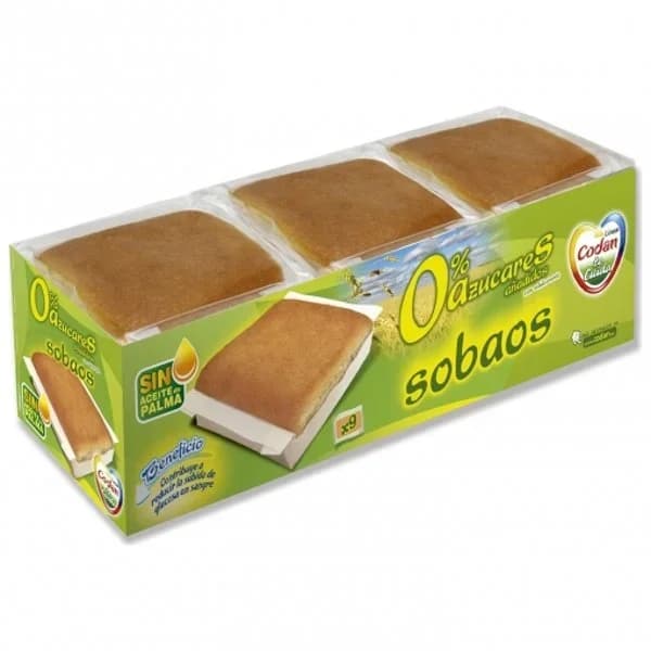 Sobaos sin azúcar añadido Codan 9 ud. - 0.34 kg - Imagen del producto en Findit
